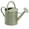 Arrosoir de jardin 10 L en métal vert sauge avec pomme d arrosage